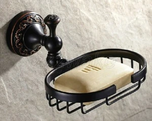 Cesto sapone bronzo strofinato con olio supporto sapone per piatti accessori bagno Zba469 - Foto 1 di 7