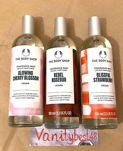 The Body Shop Refreshing Beautiful Smell Scents Body Mists Fragrance 100ml'