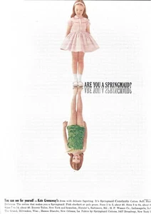 60's Springmaid Cotton Fashion Ad 1962 - Bild 1 von 1