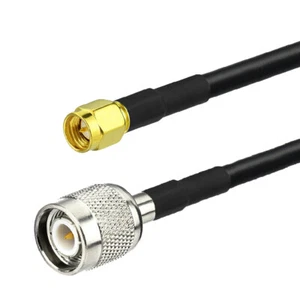 Bingfu SMA Male to TNC Male RG58 Cable RF Coaxial Pigtail Extension Cable 6m - Picture 1 of 3
