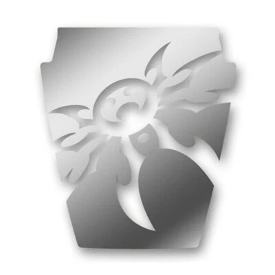 Hauben Dekor silber Poison Spyder Decor Aufkleber Jeep Wrangler YJ 87-95 - Bild 1 von 4