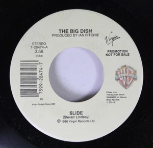 Rock Nm! Promo 45 The Big Dish - Slide / Slide On Virgin - Picture 1 of 2