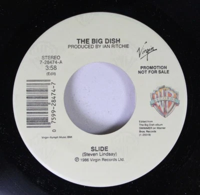 Rock Nm! Promo 45 The Big Dish - Slide / Slide On Virgin - Image 1 of 2