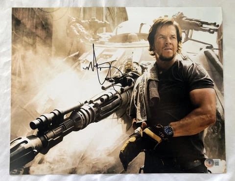 Mark Wahlberg Signed 11x14 Photo Transformers Beckett BAS COA Cover
