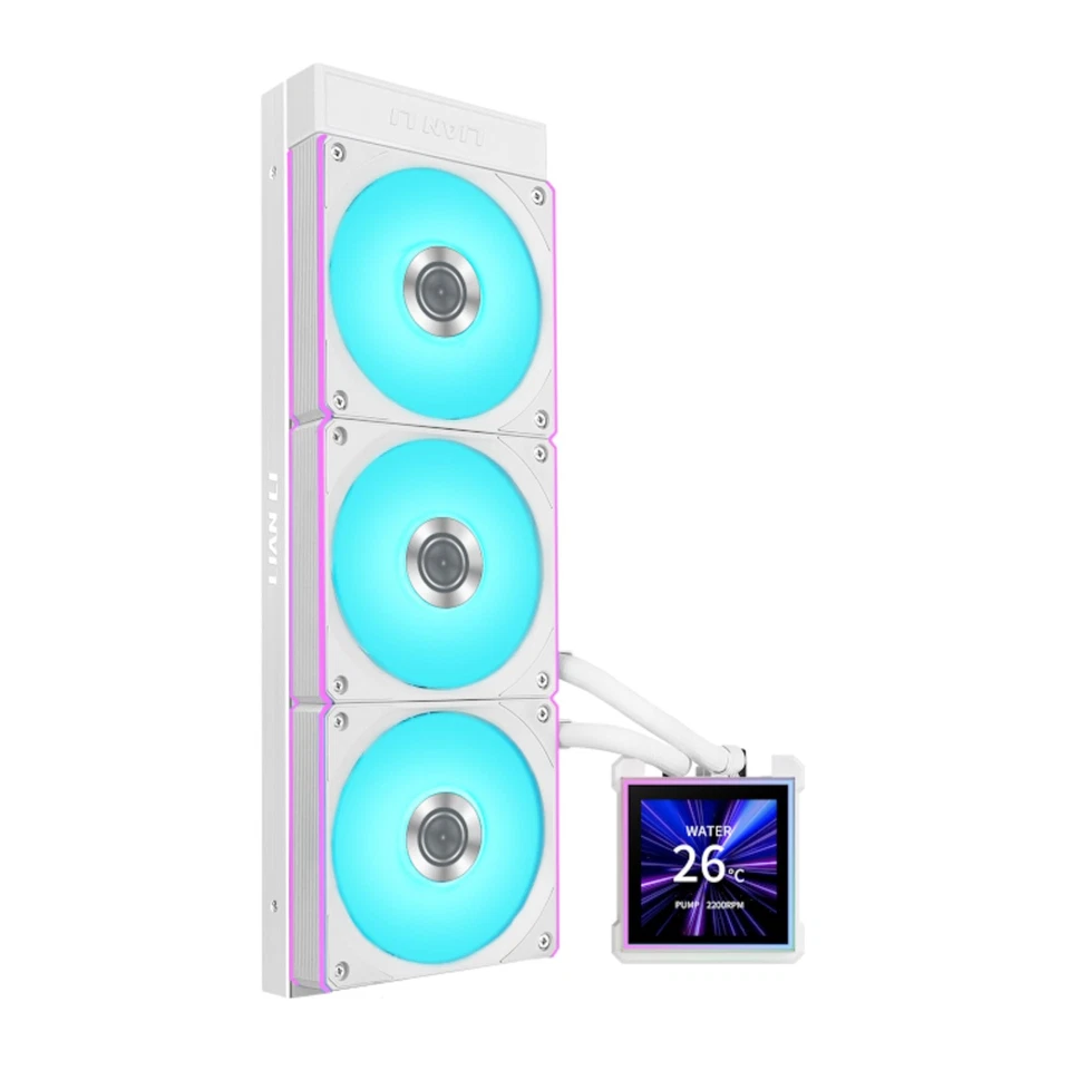 Lian Li HS2LCDS36CW Hydroshift II-S 360CL 360mm ARGB Liquid CPU Cooler White - image 1 of 1