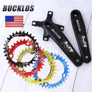 Juego de platos de bicicleta 104BCD 170 mm 30-52 t juego de bielas individuales MTB plato ancho estrecho - Imagen 1 de 15