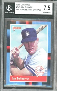 1988 Donruss - Jay Buhner #545 (RC) BGS 7.5 - Picture 1 of 2