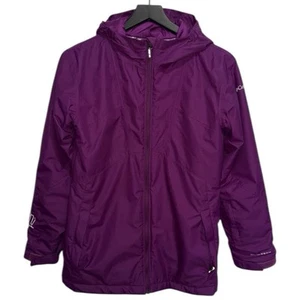 Columbia Outgrown Omni-Tech Jacket Coat Girl’s Large Purple - Picture 1 of 9