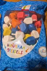 The Dreidel Company Hanukkah Dreidels, 100 Bulk Pack Multi Color - Picture 1 of 2