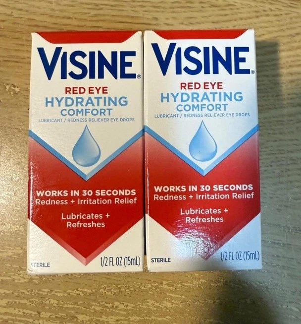 Visine Red Eye Hydrating Comfort - 30 ml - Lubricante alivio del enrojecimiento (Exp: 1/28) Foto 1 de 1