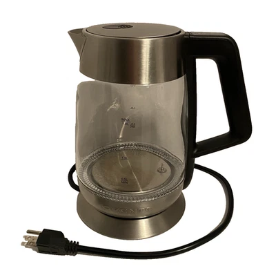 Chaleira elétrica sem fio de vidro iluminado controle de temperatura Ovente 1,8L KG66 - Imagem 1 de 4