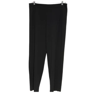 Alex Evenings Plus Size Black Straight Pants - Picture 1 of 4