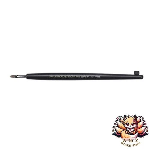 NOUVEAU Tamiya 87224 Tamiya Modeling Brush HG II brosse plate arrondie (petite) - Photo 1/1
