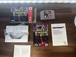 Bust A Move 2 Arcade Edition Nintendo 64 completo di scatola N64 ottime condizioni - Foto 1 di 22
