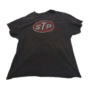 Black vintage STP shirt Hybrid Brand Size X-Large, Short Sleeves, Distressed! - Picture 1 of 6