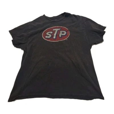 Black vintage STP shirt Hybrid Brand Size X-Large, Short Sleeves, Distressed! - Image 1 of 4