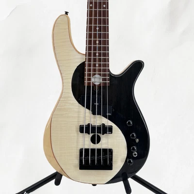 US warehouse 5-string bass guitar black hardware hardware secondhand unused - Image 1 of 4
