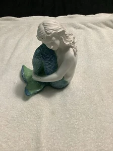 Little Mermaid Sculpture Figurine Nautical Coastal Home Decor - Picture 1 of 6