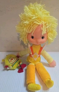 Vintage 1983 Mattel Rainbow Brite CANARY YELLOW Doll 10" & Spark Sprite - Picture 1 of 4