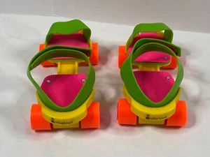 COLORFORMS 1985 Adjustable Plastic Child ROLLER SKATES - Picture 1 of 6