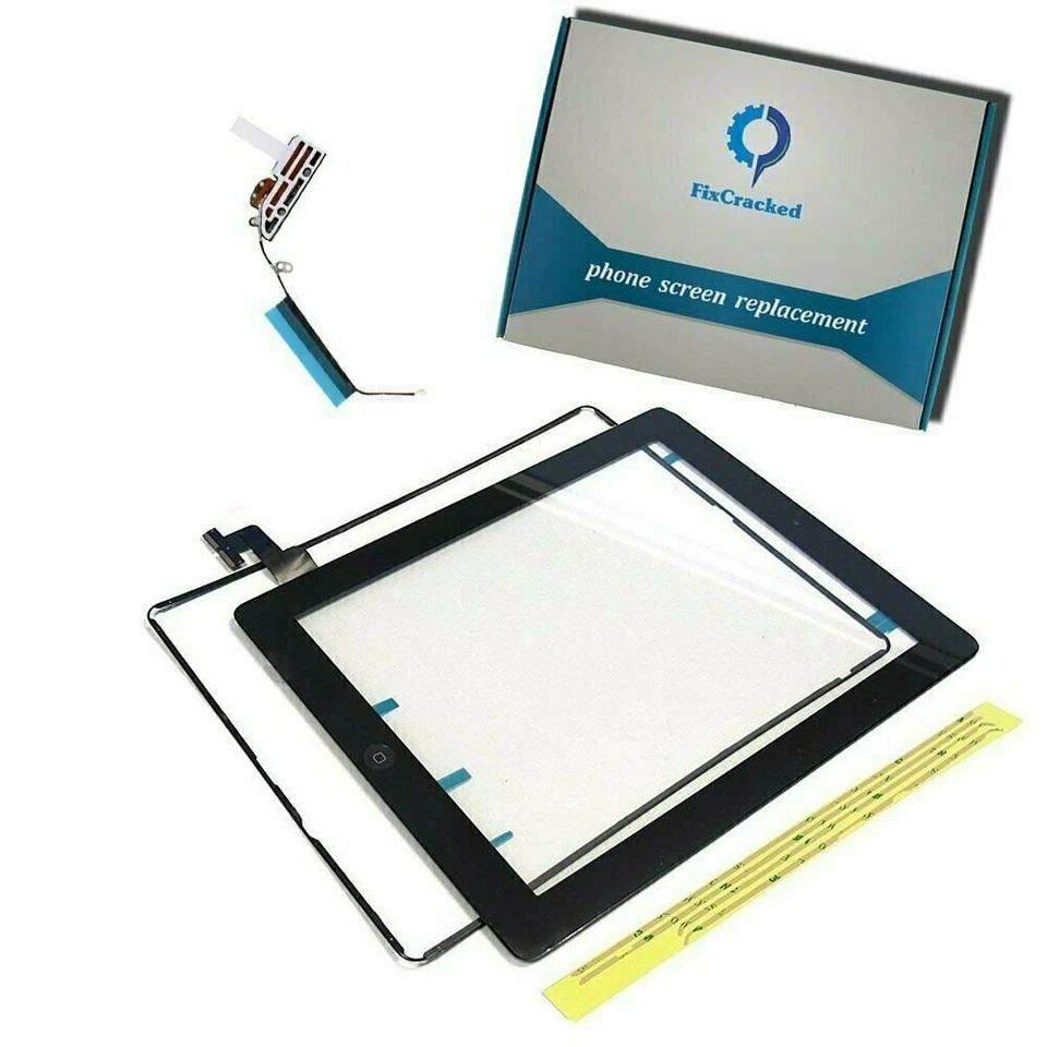 Repuesto Pantalla FixCracked para iPad 2, Conjunto Digitalizador Táctil Frontal Nuevo Foto 1 de 1