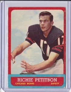 1963 Topps #71 Richie Petitbon BEARS - Picture 1 of 2
