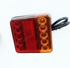 12V LED Small Rear Tail Light Lamp E-mark with 4 function Van Tipper Bus Camper