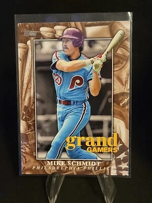 2024 Topps Series 1 - Grand Gamers #GOG-5 Mike Schmidt Philadelphia Phillies HOF - Image 1 of 2