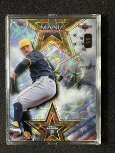 Paul Skenes 2024 Wild Card Auto Mania 1/5 RC Pirates - Picture 1 of 2