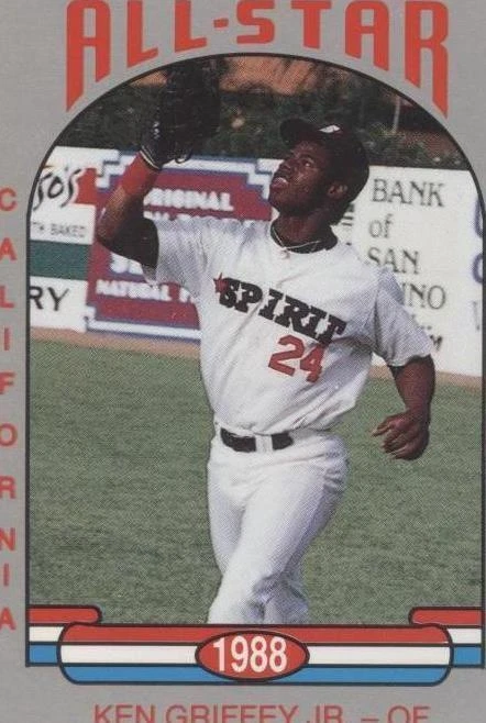 1988 Cal League California League All-Stars - Ken Griffey Jr #26