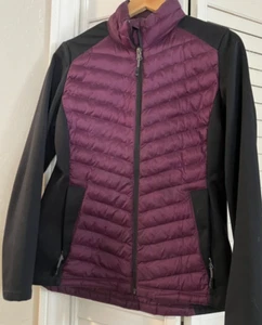 Chaqueta de resorte de 32 grados para mujer S - púrpura y negro - bolsillos con cremallera - Imagen 1 de 6