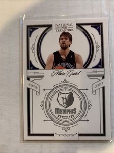MARC GASOL 2009-10 PLAYOFF NATIONAL TREASURES /99 GRIZZLIES #58