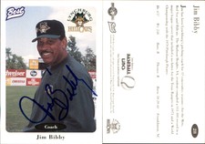 Jim Bibby Signed 1996 Best Lynchburg Hillcats Card Lynchburg Hillcats Auto AU