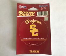 USC Trojans, Round Decal Sticker 2 7/8 Inches (7.3 Cm) Wide *FREE SHIPPING*