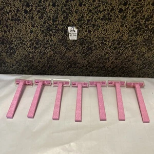 8-1970s DAISY by Gillette Twin Bladed Disposable Razor Shaver NOS x2 No Strip - Picture 1 of 8
