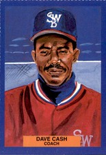 1995 Scranton/Wilkes-Barre Red Barons Dunkin' Donuts #5 Dave Cash Baseball Card