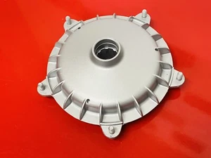VESPA PX125E PX150E PX200E T5 SILVER PAINTED FRONT BRAKE DRUM FOR 10 INCH WHEELS - Picture 1 of 6