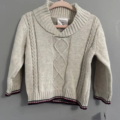 Nuevo con etiquetas Suéter Tommy Hilfiger Cuello Tejido Talla 12-24M Foto 1 de 4