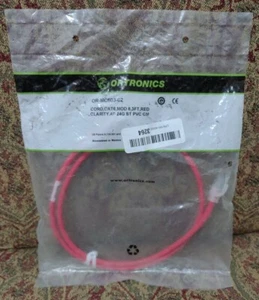 Ortronics OR-MC603-02 KABEL CAT6 MOD 8 3 FUSS ROT - Bild 1 von 2