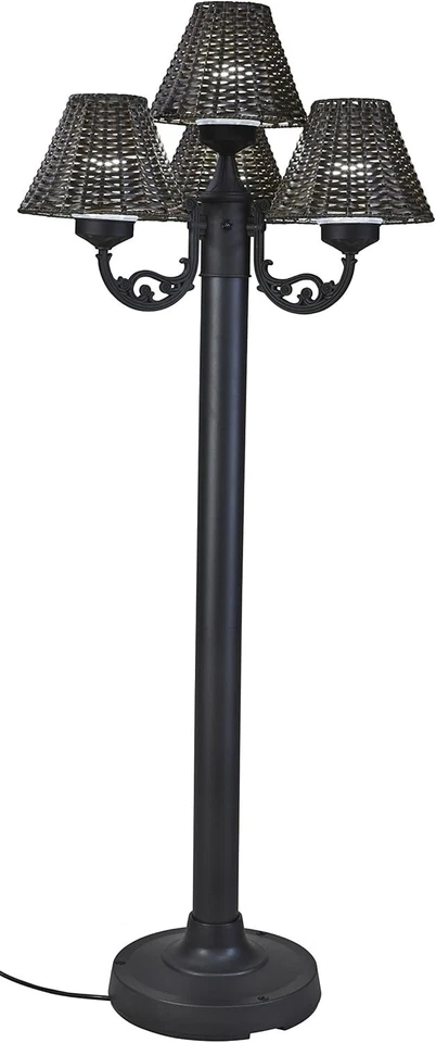 Patio Living Concepts 17450 63 pulgadas Cuerpo negro Versalles piso exterior nogal Foto 1 de 4