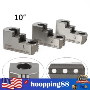 10" Doppelstufen Hartstahl Backen für Kitagawa Samchully B-210 1,5 mmx60 CNC Drehmaschine - Bild 1 von 13