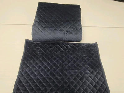 Royal Velvet Diamond Velvet 2 Piece Quilt Set, Twin/Twin Xl - Navy - Image 1 of 4