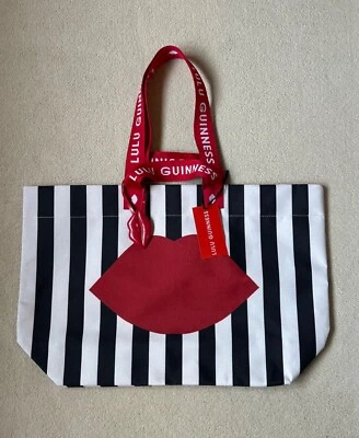 Lulu Guinness Waitrose Limited Edition Beach Tote Bag BNWT Now Discontinued