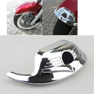 Chrome Classic Front Fender Mudguard Tip Trim For Harley FLHR Road King 80-13