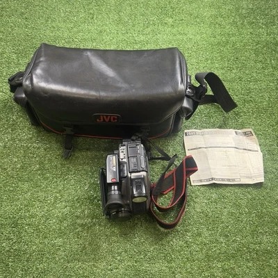 JVC GR-AX10U Video Movie Camcorder Vintage 1990s Compact VHS-C Japan - Image 1 of 4