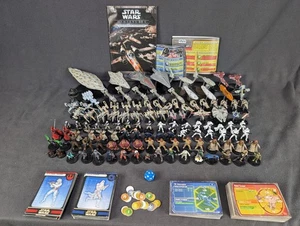 Star Wars Miniatures: Starship Battles - MASSIVE SET Of Ships/Figues/Cards Etc. - Picture 1 of 21