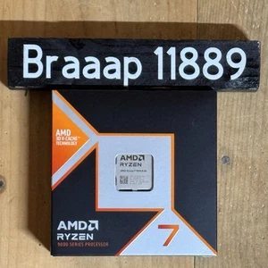 AMD Ryzen 7 9800X3D AM5 4.70GHz To 5.2GHz 8-Core 16 Thread Desktop Processor NEW - Picture 1 of 7