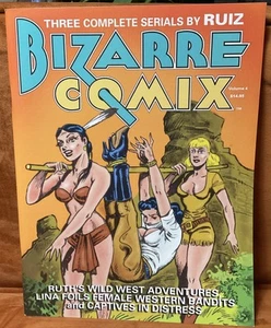 RARE Bizarre Comix Vol # 4 Gene Bilbrew Comic Art Book !!! - Picture 1 of 9