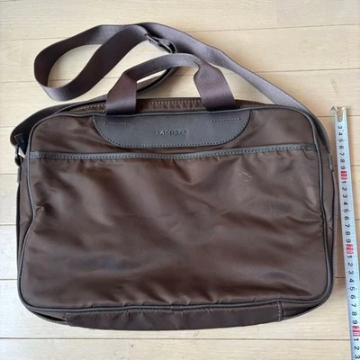 LACOSTE Men Bag Brown Business Brand Commuting Limited Edition VHTF Popular Prod - Image 1 of 4