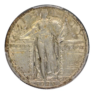 1920-S Standing Liberty Quarter PCGS AU-55 - Image 1 of 4